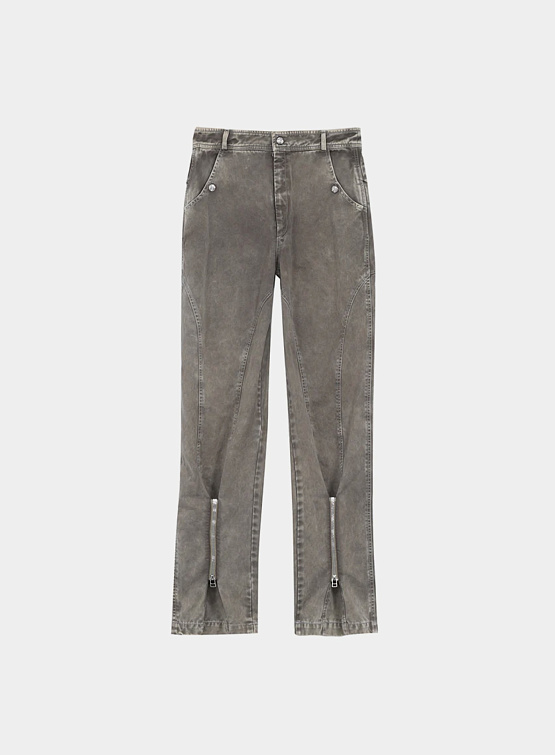 Брюки Bluemarble Zipped Dart Pants Ashy Beige