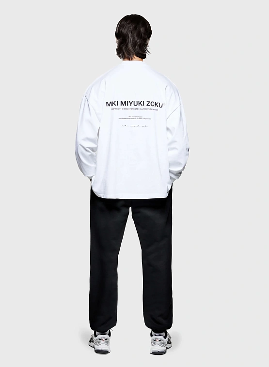 Лонгслив MKI MIYUKI ZOKU Design Studio L/S White