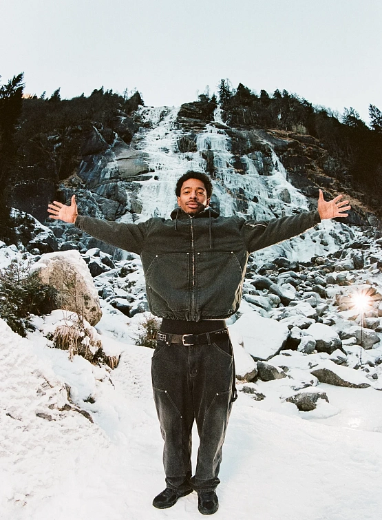 Джинсы Butter Goods Davide Double Knee Jeans Washed Black