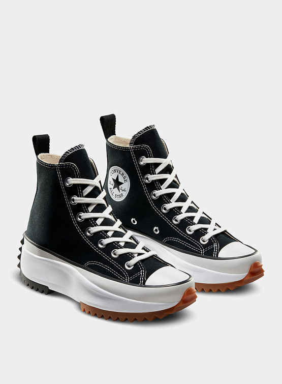 Кеды Converse Run Star High Black