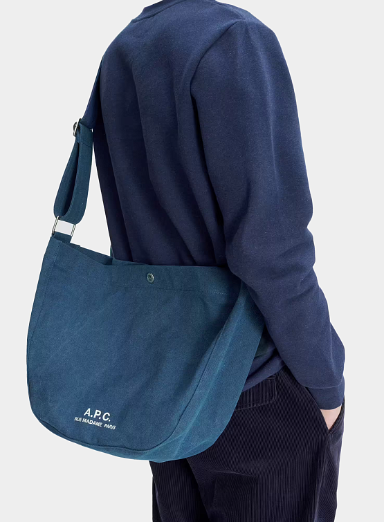 Сумка A.P.C. Journal Satchel Marine
