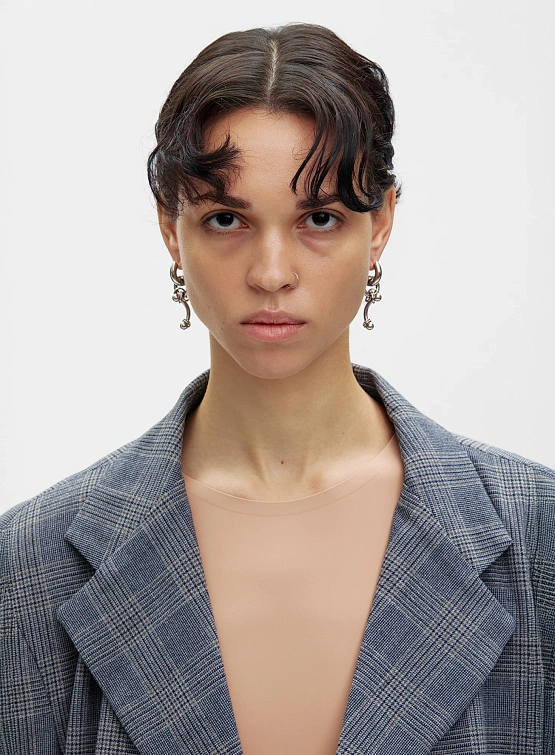 Серьги OMUT STUDIO SLOW EXCLUSIVE Pawn