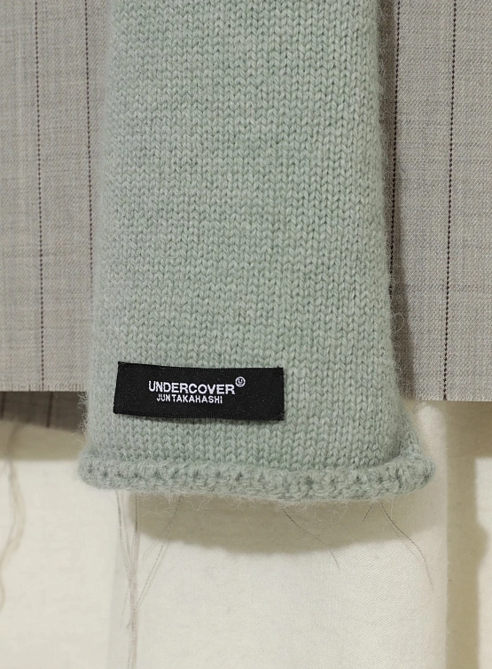 Женское пальто UNDERCOVER Bonded Wool Stripe Gray Brown