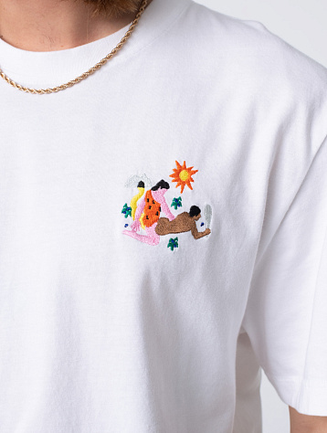 Футболка Carne Bollente Yabba-Dabba-Do Me White