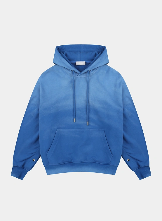 Худи System Oversize Drawstring Hood Blue