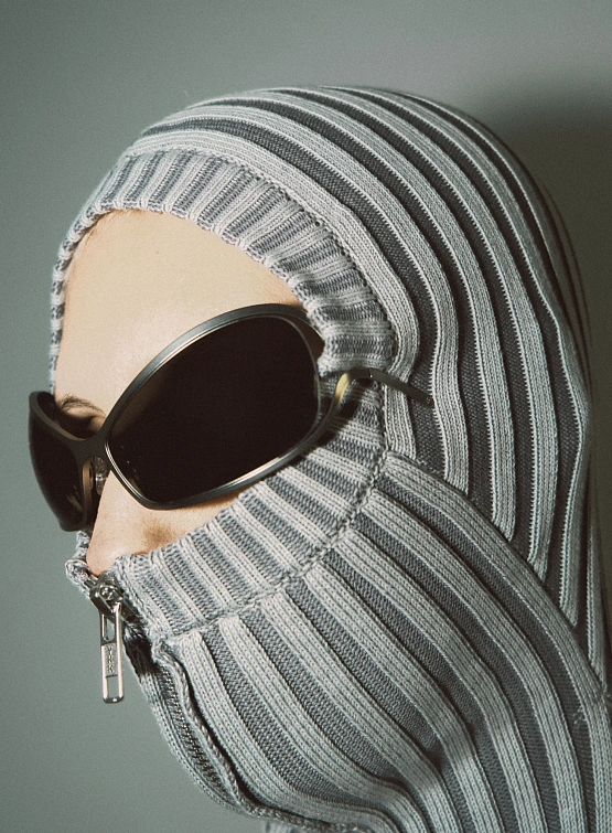 Кардиган LUEDER Healer Knit Zip Jacket Silver Grey