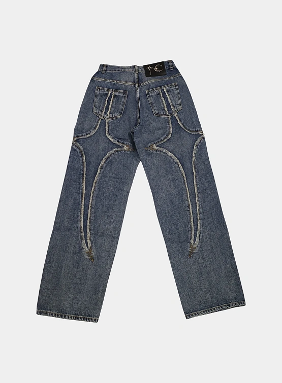 Джинсы Thug Club Tribal Denim Blue