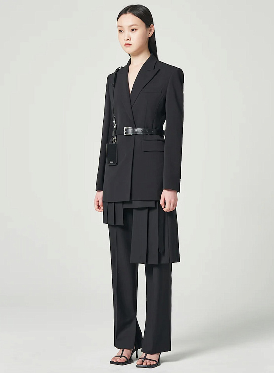 Женский пиджак JUUN.J Wool Blended Tailored Jacket Black