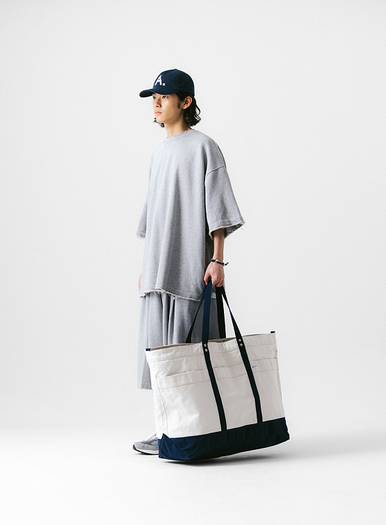 Сумка ANGLAN Around Canvas Big Tote Bag Navy