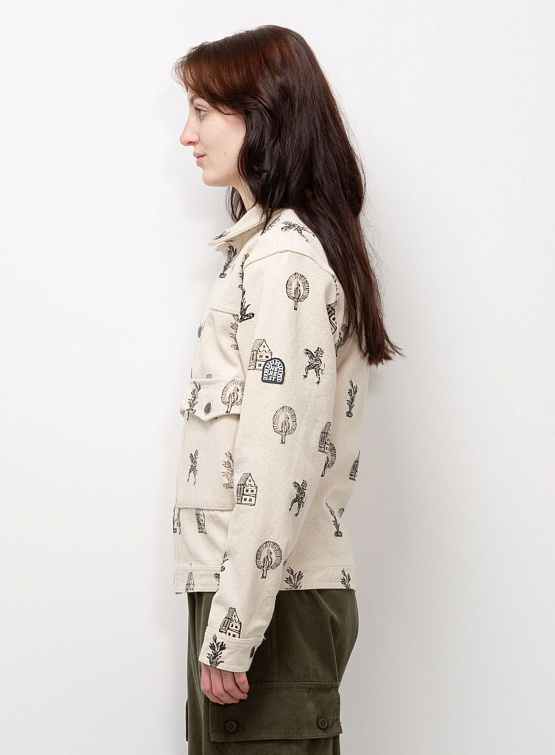 Овершот Heresy Woodcut Jacket Off White