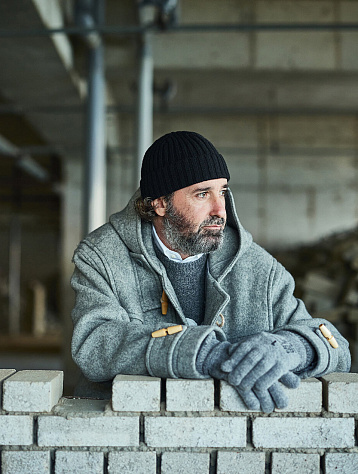 Шапка Uniform Bridge Wool Short Beanie Black