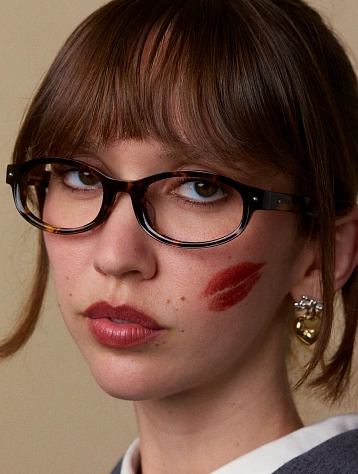 Очки Bonnie Clyde Roller Coaster Tortoise & Clear Lens