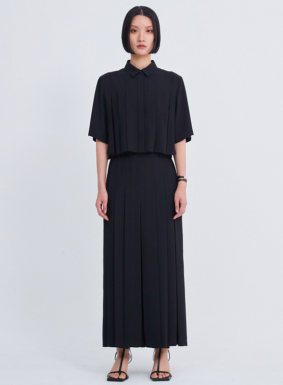 Женские брюки JUUN.J Pleated Pants Black