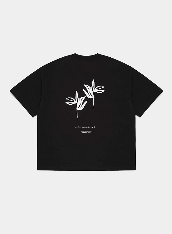 Футболка MKI MIYUKI ZOKU INK Flower Black