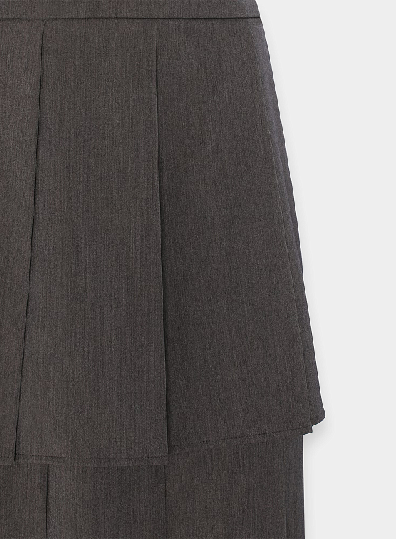 Женская юбка EPINGLER 2-Pleats Skirt Olive Brown