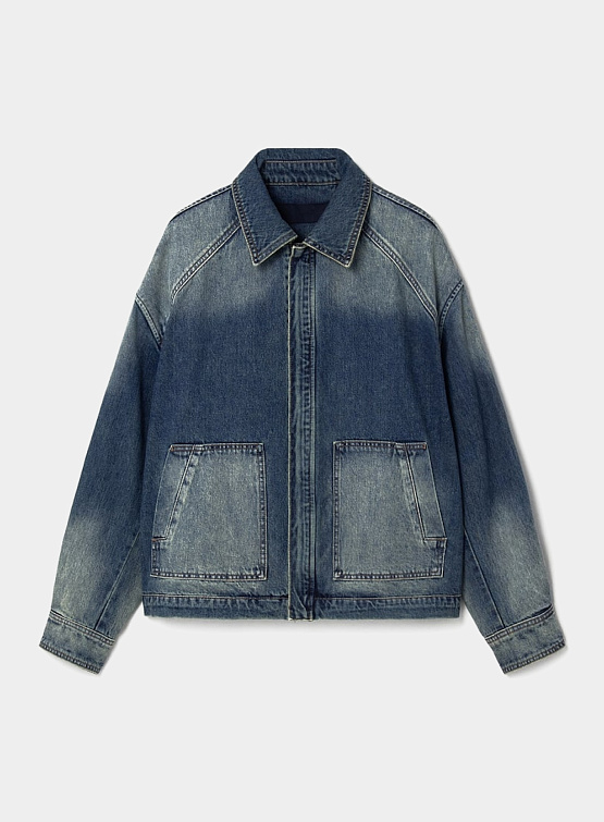 Джинсовая куртка JUUN.J Denim Out Pocket Home-up Shirt Blue