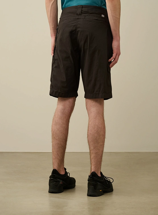 Шорты C.P. Company 50 Fili Stretch Cargo Black