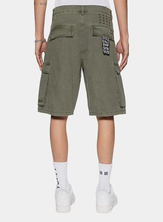 Шорты Ksubi Fugitive Cargo Short Forest Green