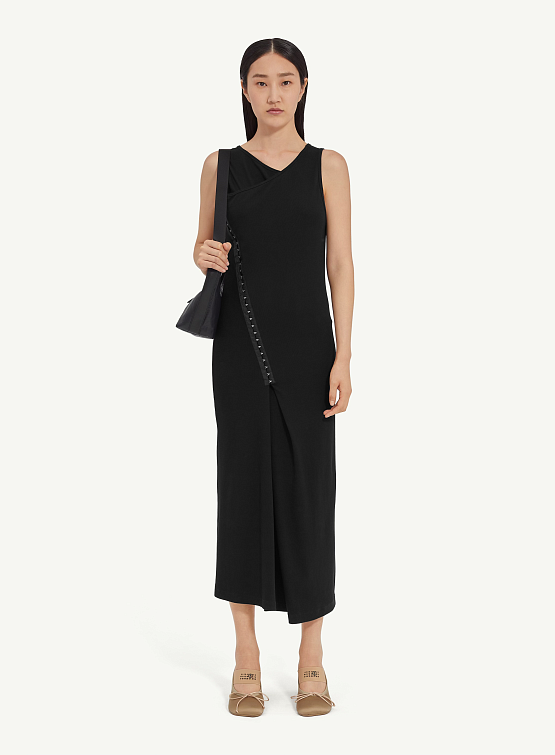 Женское платье MM6 Maison Margiela Sleeveless Black