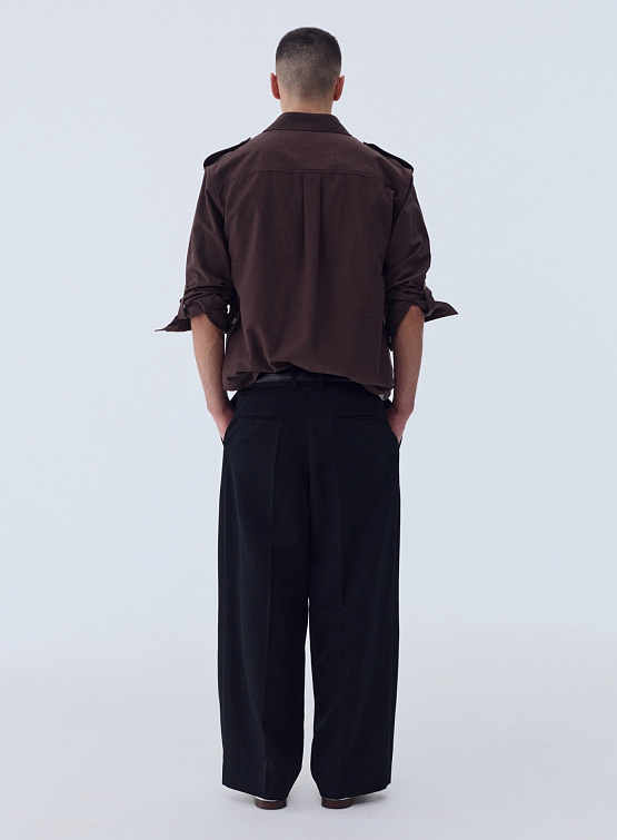 Рубашка Recto Bohemian Detail Shirt Vintage Brown