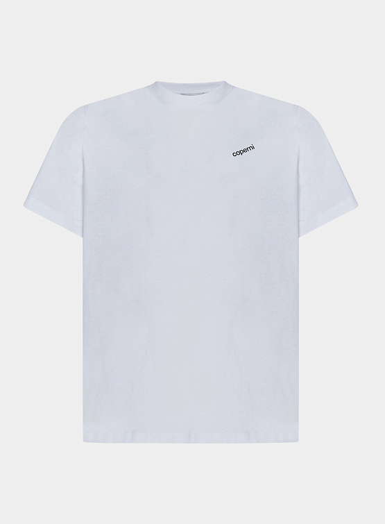 Футболка Coperni Logo Boxy T-Shirt Optic White