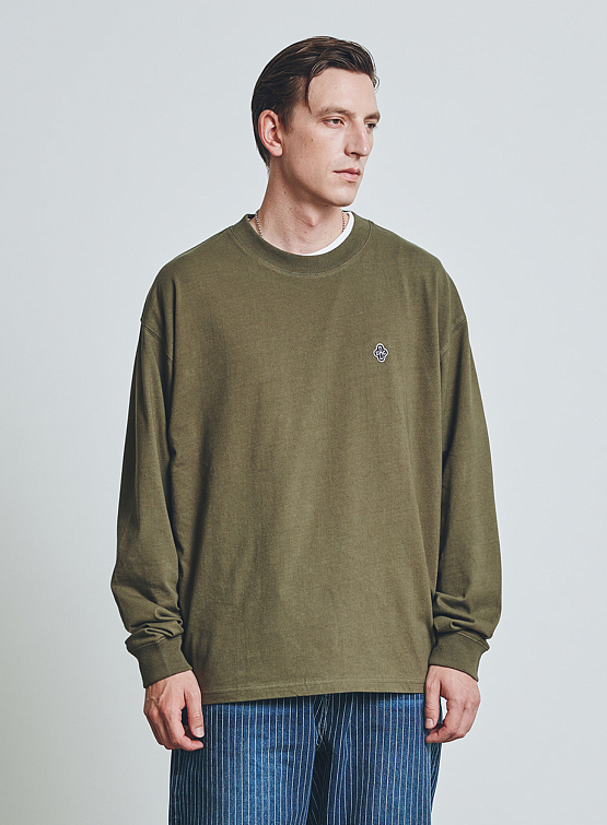 Лонгслив Uniform Bridge UBC L/S Tee Olive Green