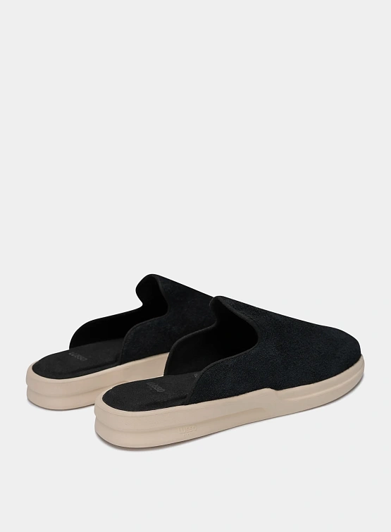 Сабо LUSSO CLOUD Pelli Hairy Suede - Jet Black / Shortbread