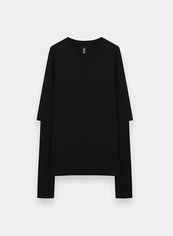 Лонгслив thom/krom M TS 801 Black