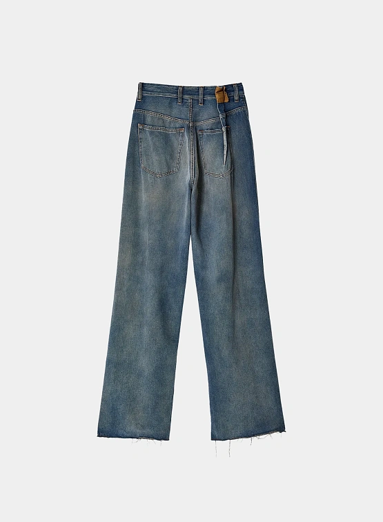 Женские джинсы MM6 Maison Margiela Pockets Grey Blue