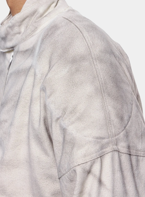 Бомбер ARNODEFRANCE Dirty Biker Jacket White