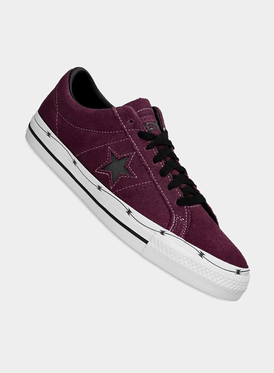 Кеды Converse One Star Pro Cranberry