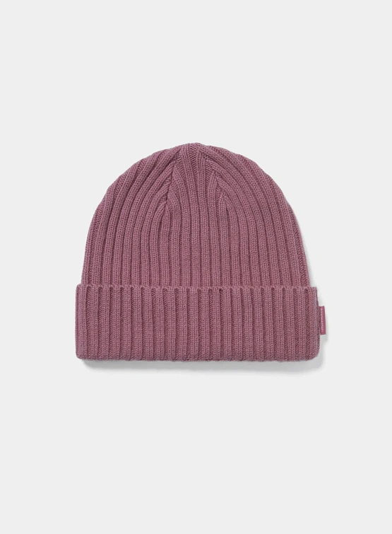 Шапка thisisneverthat Basic Wool Beanie Dusty Pink