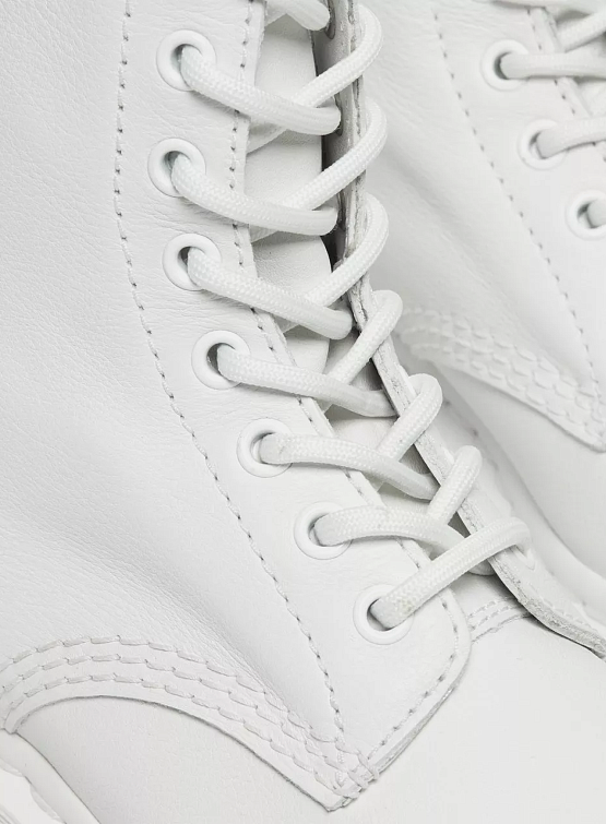 Женские ботинки Dr. Martens 1460 Pascal Mono Lace Up White