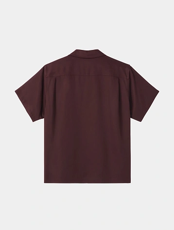 Рубашка Recto Camp Collar Western Club Wine