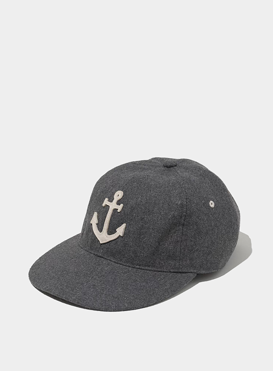 Кепка Uniform Bridge Anchor Wool Ball Cap Grey