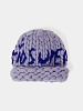 Шапка KidSuper Hand Knit Chunky Lavender
