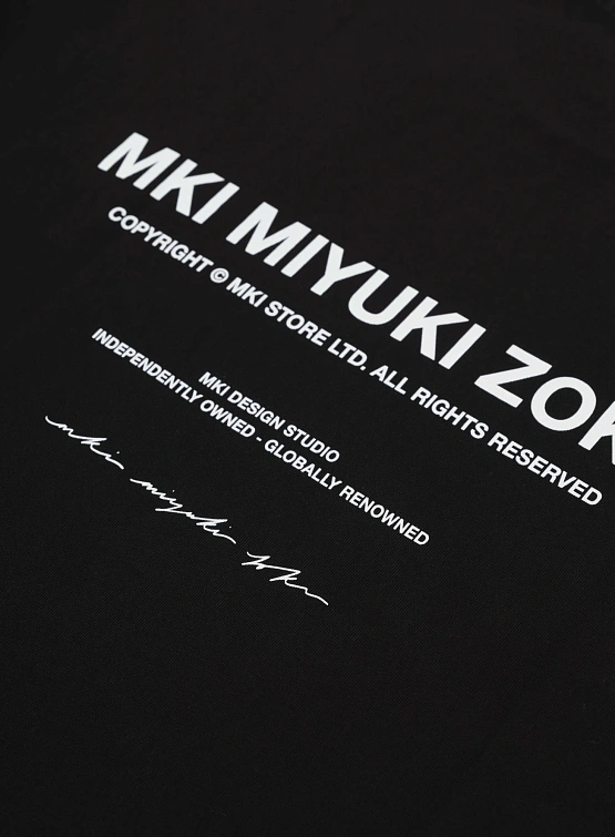 Лонгслив MKI MIYUKI ZOKU Design Studio L/S Black