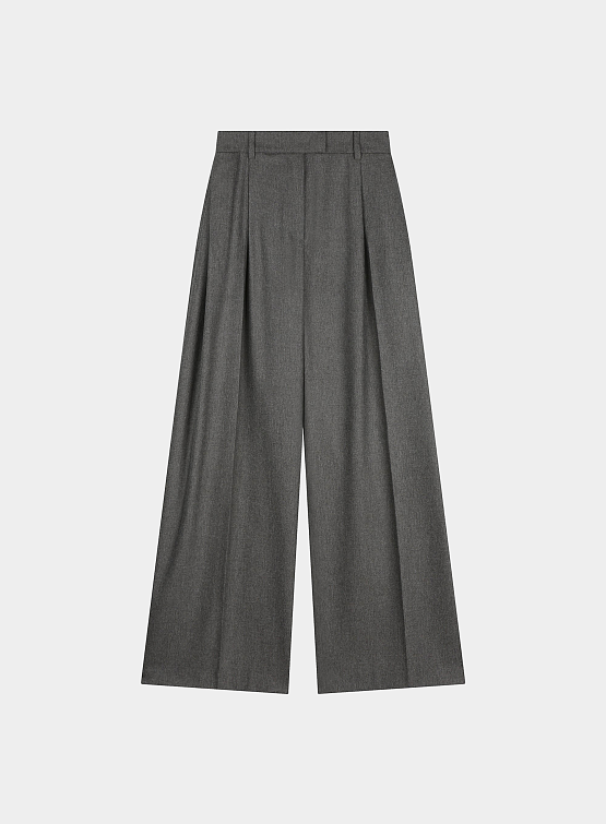 Женские Брюки System Double Tucked Wool Grey