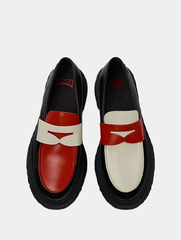 Лоферы Camper Twins Multicolor Nautical Red