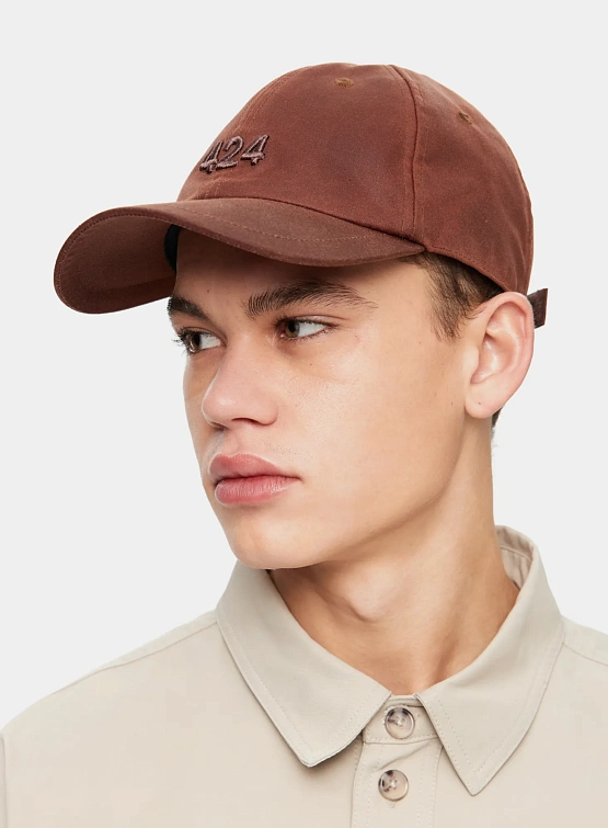 Кепка 424 Logo Brown