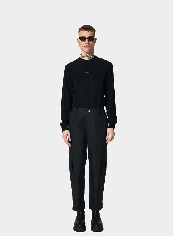 Брюки Han Kjøbenhavn Nylon Track Trousers Black