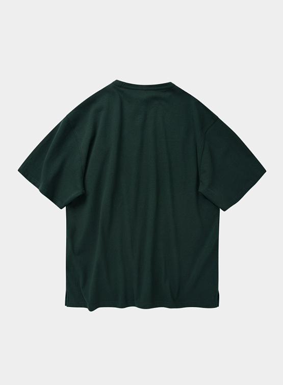 Футболка FrizmWORKS Og Double Rib Oversized Dark Green