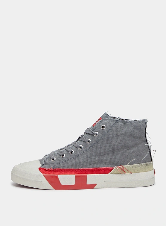 Кеды Diesel S-D-Verse Mid Grey/Red