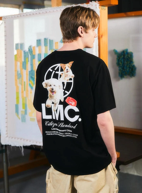 Футболка LMC Flying Puppy Tee Black