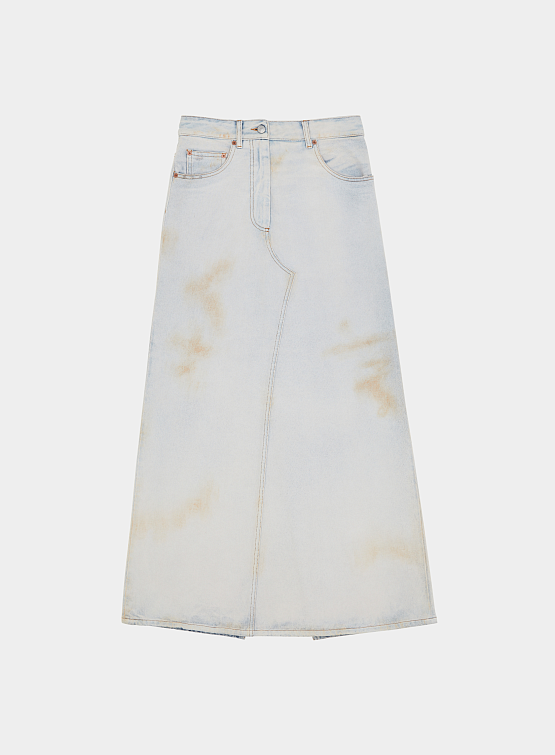 Женская юбка MM6 Maison Margiela Denim Skirt Blue