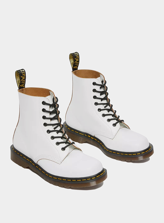 Ботинки Dr. Martens 1460 Vintage Made White Quilon