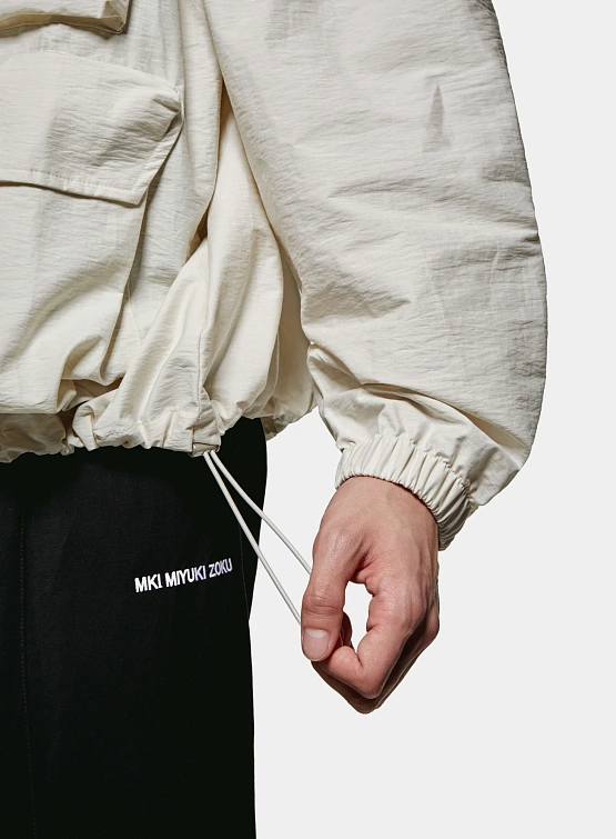 Ветровка MKI MIYUKI ZOKU Washed Cotton Nylon Track Bone