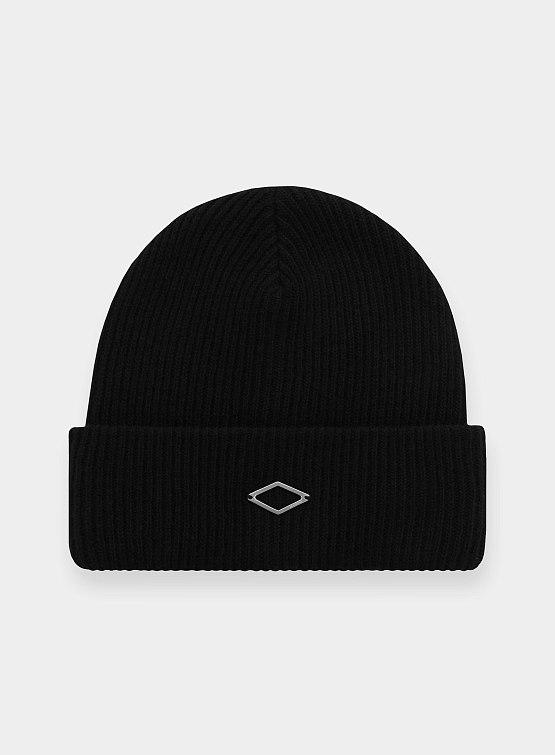Шапка Han Kjøbenhavn Diamond Plaque Beanie Black