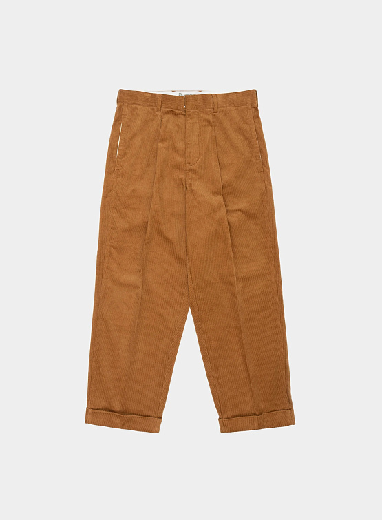 Брюки Garbstore Manager Pleated Pant Tobacco
