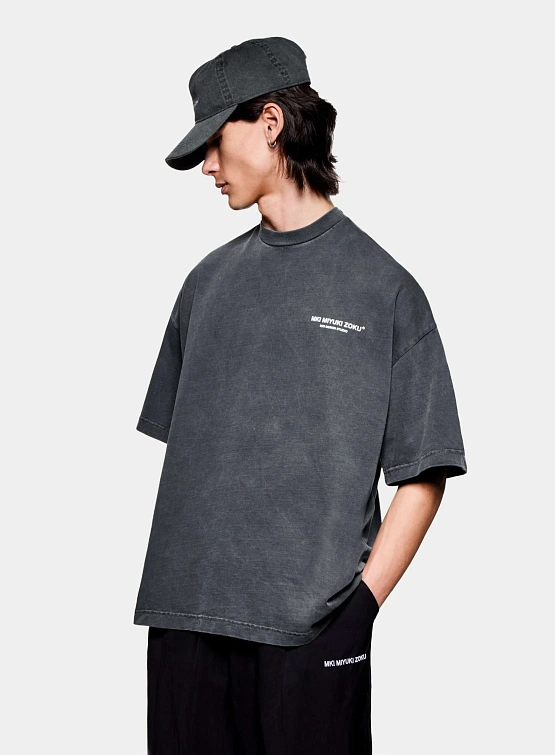 Футболка MKI MIYUKI ZOKU Design Studio Pigment Black